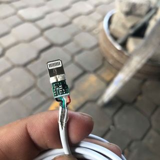 Cáp sạc iphone 6ic Usb to lighning lưới kẽm