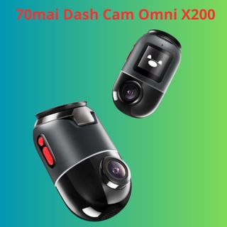 Camera hành trình 70mai Dash Cam Omni X200 Bản 64Gb - Giám Sát Từ Xa Bằng Mạng 4G, Điều Khiển Xoay 360 Độ