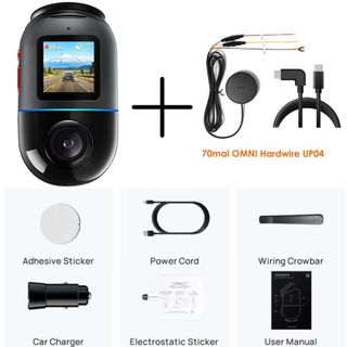 Camera hành trình 70mai Dash Cam Omni X200 Bản 64Gb - Giám Sát Từ Xa Bằng Mạng 4G, Điều Khiển Xoay 360 Độ