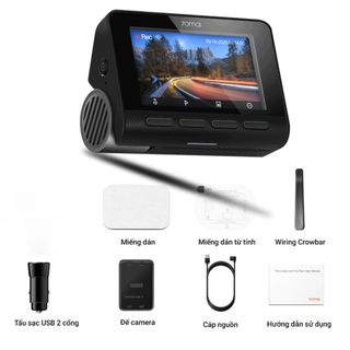 Camera hành trình 70mai 4K A800 HDR - Phiên bản quốc tế - Chất lượng ghi hình đỉnh cao