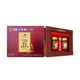 Cao hồng sâm đông trùng hạ thảo Hankwanjang Hộp 2 lọ x 250g