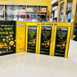 Tinh Chất Nghệ Nano 365 Cao Cấp Hộp 30 Gói x 20ml