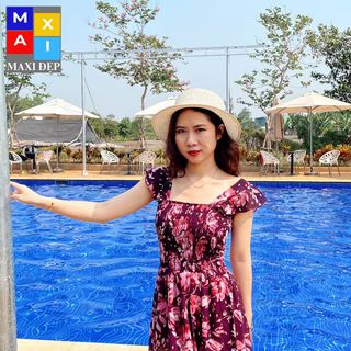 Đầm Maxi Cánh Tiên Voan 2 Lớp Xinh Đẹp Dành Cho Nàng Đi Biển