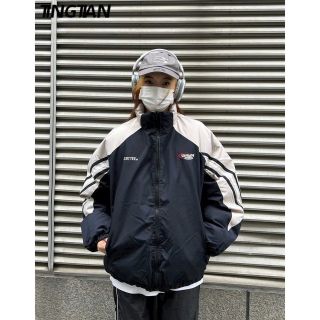 Áo Khoác Dù Chạy Mí Viền CATTEE Cổ Đứng Jacket Form Rộng Nam Nữ Unisex