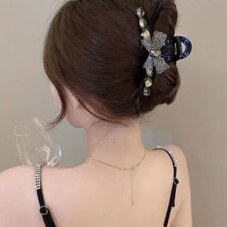 Kẹp Tóc Nơ Kim Cương Giả Cho Nữ Kẹp Tóc Cá Mập Hàn Quốc