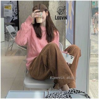 Quần ống rộng nam nữ chất nhung tăm. Giá sỉ - giá bán buôn