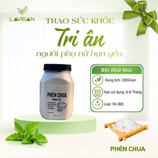 Phèn chua chưng cất