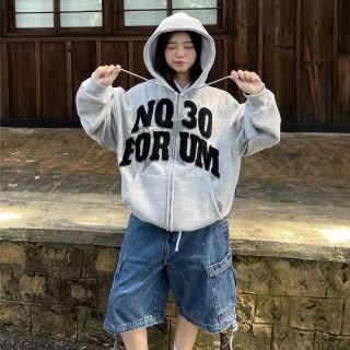 Áo Khoác Nỉ Hoodie Zip Form Boxy NQ30 FORUM Thêu Đắp Vải Form Rộng Nam Nữ Unisex_Áo Hoodie Mũ To Siêu Dày ấm 2025