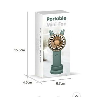 Quạt cầm tay mini Portable tai hươu