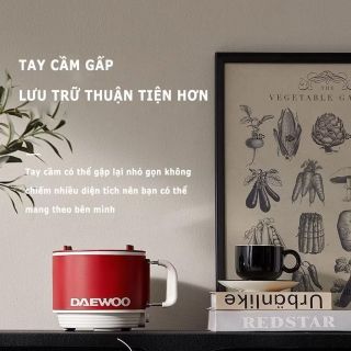 Nồi cơm điện mini 2 trong 1, nồi nấu đa năng, nồi lẩu nhỏ, nồi mì ăn liền