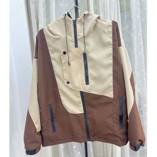 Áo Khoác Gió 2 Lớp Chống Nước Phối Màu Và Họa Tiết Có Mũ Trùm Đầu 𝐂𝐨́ 𝐓𝐮́𝐢 𝐓𝐫𝐨𝐧𝐠 Thời Trang