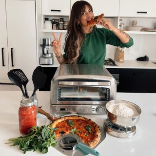 [Chính hãng Mỹ] Lò nướng PIZZA trong nhà Cuisinart CPZ-120HK