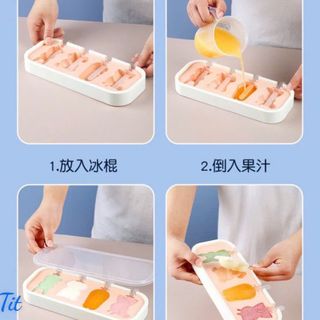 Khuôn làm kem cho bé họa tiết hoạt hình