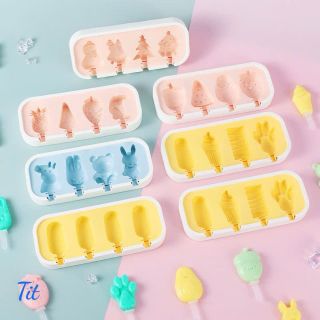 Khuôn làm kem cho bé họa tiết hoạt hình