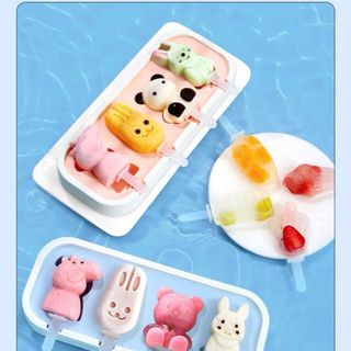 Khuôn làm kem cho bé họa tiết hoạt hình