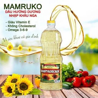 Dầu hướng dương Mamruko nhập khẩu trực tiếp từ Nga