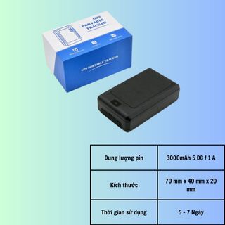 Thiết bị định vị ô tô xe máy không dây VT03E+ 4G (pin 7 -30 ngày) định vị, quản lý, giám sát xe máy ô tô