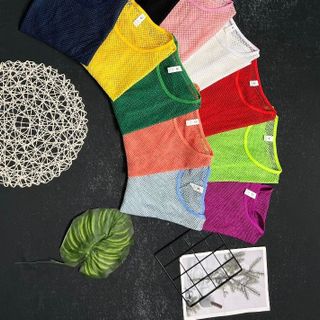 Áo lưới cột dây Size: M.L - 22 Có tách ri