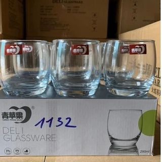 BỘ 6 LY THỦY TINH 290ML DELI ES1132