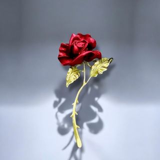 Ghim Trâm Cài Áo Hình Hoa Hồng Đỏ Lãng Mạn Dễ Phối Đồ dành cho nam nữ - 6cm