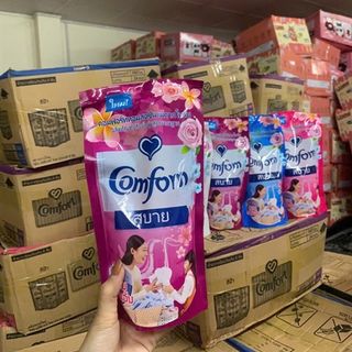 THÙNG NƯỚC XÃ COMFORT DẠNG TÚI 580ML ( THÙNG 24 TÚI )