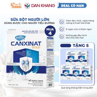 COMBO 4 HỘP 225G TẶNG THÊM 5 TÚI - Sữa bột Pedilac Canxinat Gold chính hãng | Mr.Q Ideas