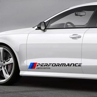 ộ 2 tem dán cửa xe ô tô Performance Phong Cách , Cá Tính Nội Bật Xe