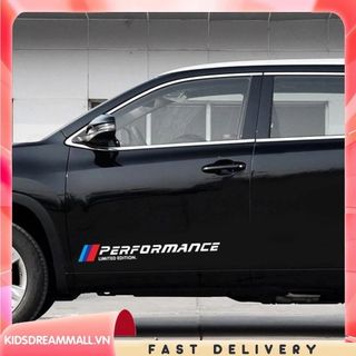 ộ 2 tem dán cửa xe ô tô Performance Phong Cách , Cá Tính Nội Bật Xe