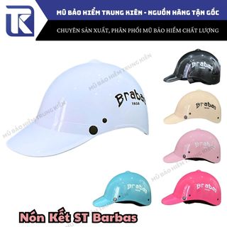 Nón bảo hiểm khoét lỗ - Nón kết Sơn Tùng Brabas. Mũ bảo hiểm kết cứng, mỏ dài , Có đủ kiểm định an toàn ATGT