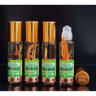 Dầu Lăn Thảo Dược Nhân Sâm Green Herb Oil -8ml Thái Lan chính hãng