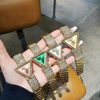 ĐỒNG HỒ NỮ THỜI TRANG HOT TREND GUEZZ MẶT TAM GIÁC DÂY HỘT