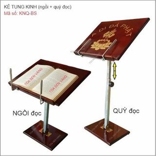 Kệ Đọc Kinh - có thể điều chỉnh độ cao thấp tùy chỉnh, sơn bóng mờ hạn chế bị trầy xước - An Nhiên St