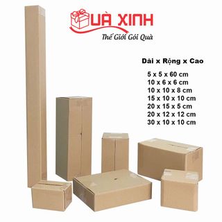 Hộp Carton Gồm Những Kích Thước Chính