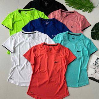 Áo thun nữ logo thêu lai bầu mới Phom chất chuẩn đẹp Size m.l.xl.xxl(ri8c) Ri 2222 Tách nửa ri được