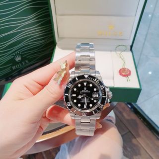 ĐỒNG HỒ NAM CAO CẤP MỚI NHẤT RÔLET MÁY CƠ VIỀN XOAY DÂY THÉP
