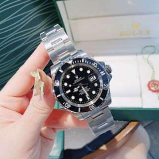 ĐỒNG HỒ NAM CAO CẤP MỚI NHẤT RÔLET MÁY CƠ VIỀN XOAY DÂY THÉP