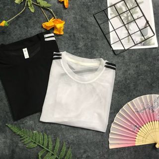 Áo lưới sọc tay Chất liệu: lưới mịn Size: M L Ri: 22
