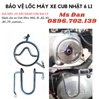 Bảo vệ lốc máy Xuất Nhật xe Cub 50cc Mới, 81 ,82 ,84 ,86 ,70 ,custom,…