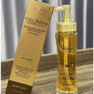 Tinh chất trắng da Collagen &Luxury Gold 3WClinic - Hàn Quốc