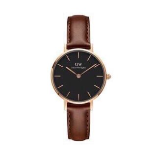 XẢ KHO ĐỒNG HỒ NỮ CAO CẤP DAWE BLACK PETITE MẶT ĐEN SIZE 28 MÁY MIYOTA