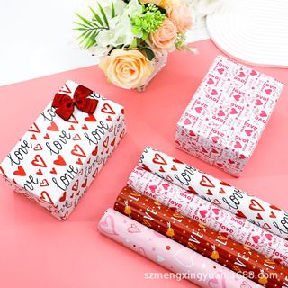 Giây Gói Quà Tình yêu, Valentine Trái Tim Nhiều Màu Sắc