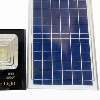 Đèn led búp năng lượng mặt trời 200w 500w CÓ TẤM PIN CỰC SÁNG có remost kèm theo hàng cty
