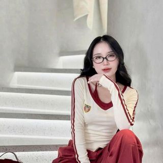 Set Đồ Nữ Số 27 Tăm Lông Thỏ Áo Cổ Yếm Ôm Body Dài Tay Phối Màu ( có mút) freesize