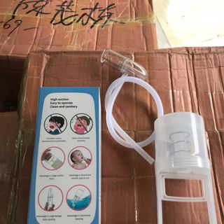 Dụng cụ hút mũi kéo tay thế hệ mới, chất liệu nhựa nguyên sinh, lực hút mạnh, an toàn cho bé