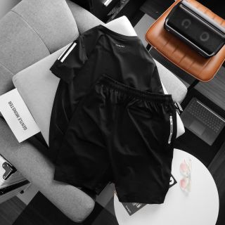 Set das thun poly 2 da trơn láng, co giãn 4c, 3 túi khoá kéo. Phụ liệu chính hãng Size : m l xl 2xl 3xl /12221/8 set 5 màu / ri 40 set