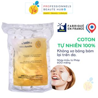 600 MIẾNG Bông Tẩy Trang Pháp Truma Medical Carrés De Coton 600 miếng