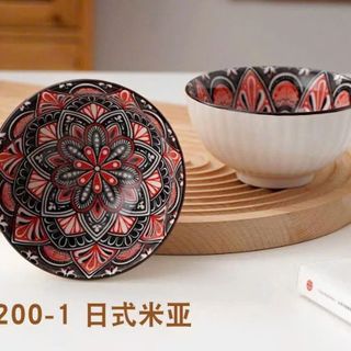 BỘ 10 CHÉN SỨ THỔ CẢM 4D CAO CẤP