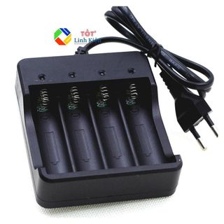 [Rẻ vô địch] Sạc 1 4 pin Cy cho pin 18650, 26650 2AAA Sạc Pin