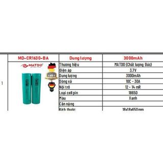 Pin đức 18650 3.7V Li-ion đầu Lồi Dung Lượng Thực 2000mah Có Mạch Bảo Vệ  Hãng  eve  tháo khối mới  chưa  sạc  xã