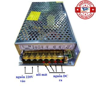 Nguồn tổ ong 12V 10A 120W dùng cấp nguồn cho camera , bơm mini, đèn led chiếu sáng